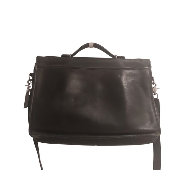Vintage Coach Briefcase Bag Lexington Full Grain Leather 5265 Hangtag Crossbody - Picture 3 of 7